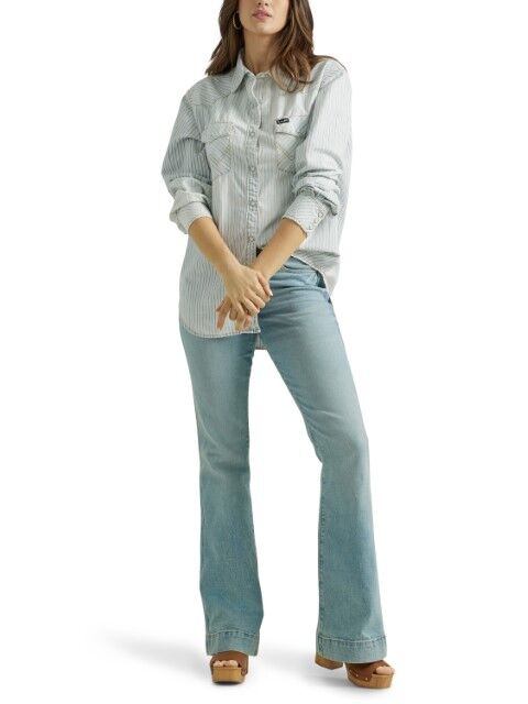 Wrangler Women's Retro Western Vintage Top Oversize