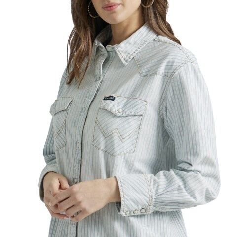 Wrangler Women's Retro Western Vintage Top Oversize