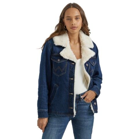 Wrangler Women's Wrangler Retro Jacket in Dark Denim