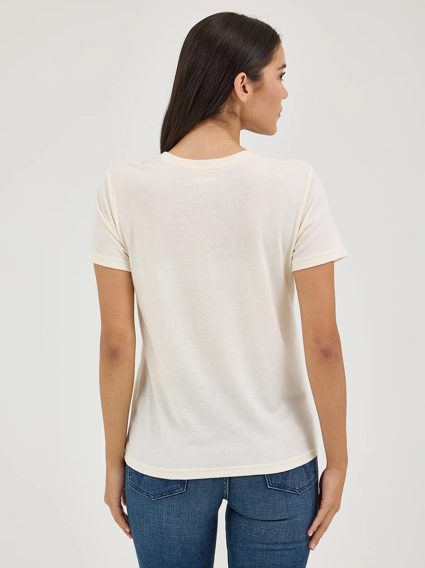 Wrangler Women's Wrangler Southwestern Graphic Regular Fit T-Shirt in Flocked Antique