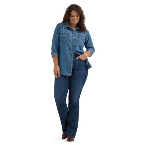 Wrangler Women's Bespoke High Rise Bootcut Jean