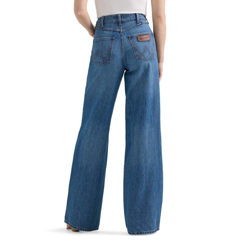 Wrangler Women's Retro Bailey High Rise Wide Leg Jean