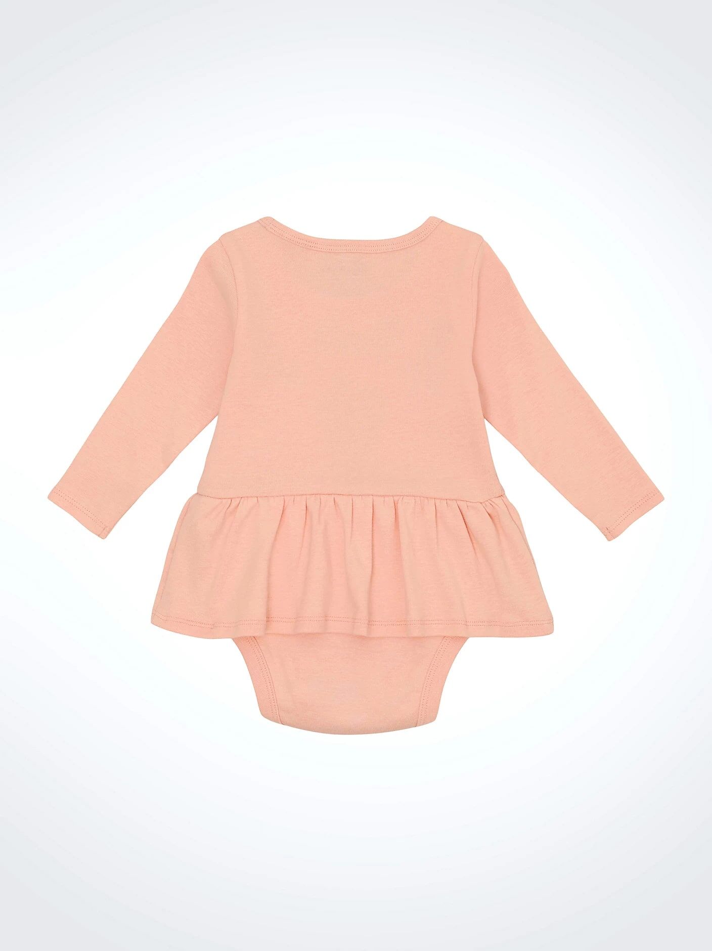 Wrangler Girl's Western Graphic Skirted Bodysuit in Pink