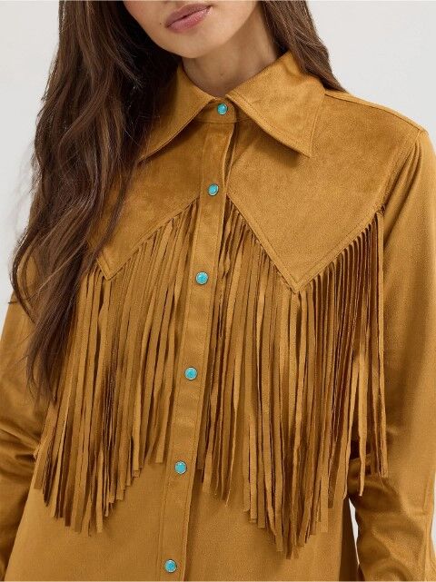 Wrangler Women's Wrangler X Lainey Wilson Fringe Snap Shirt