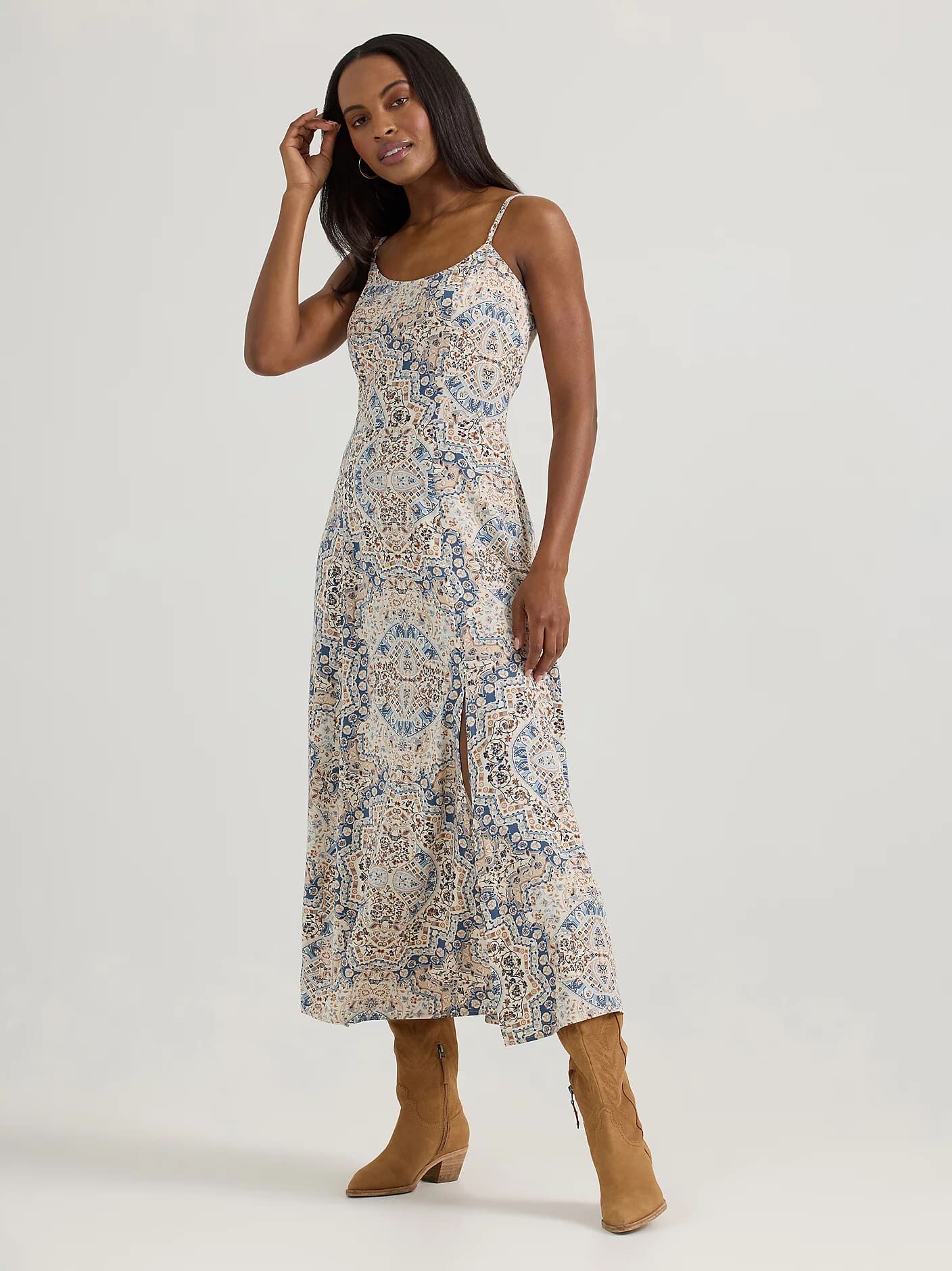 Wrangler Women's Western Tank Maxi Dress