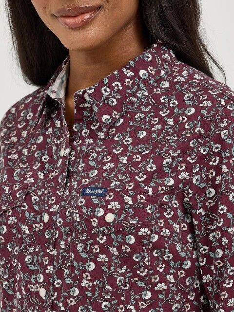 Wrangler Women's All Occasion Western Snap Shirt