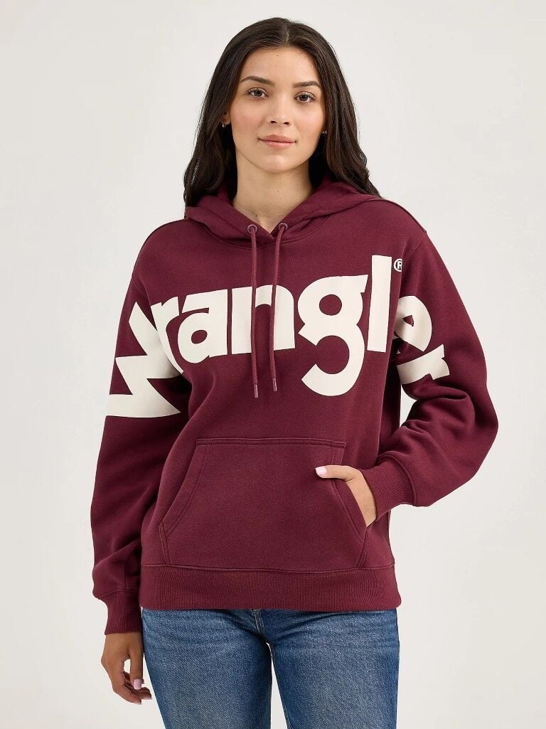 Wrangler Women's Bold Logo Hoodie