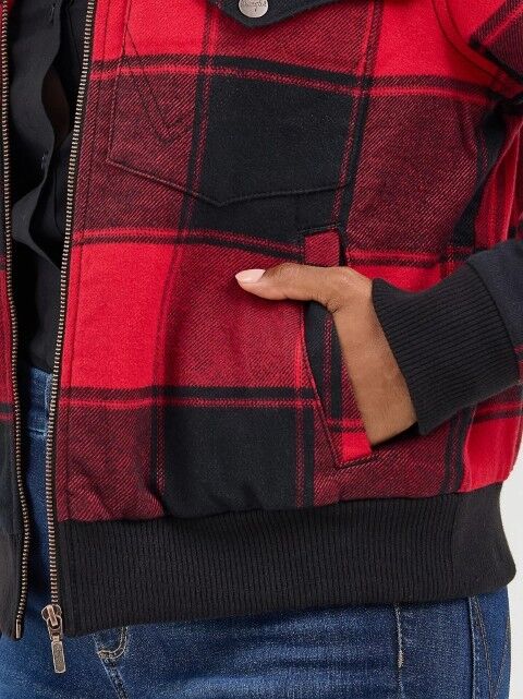 Wrangler Women's Lined Bomber Jacket