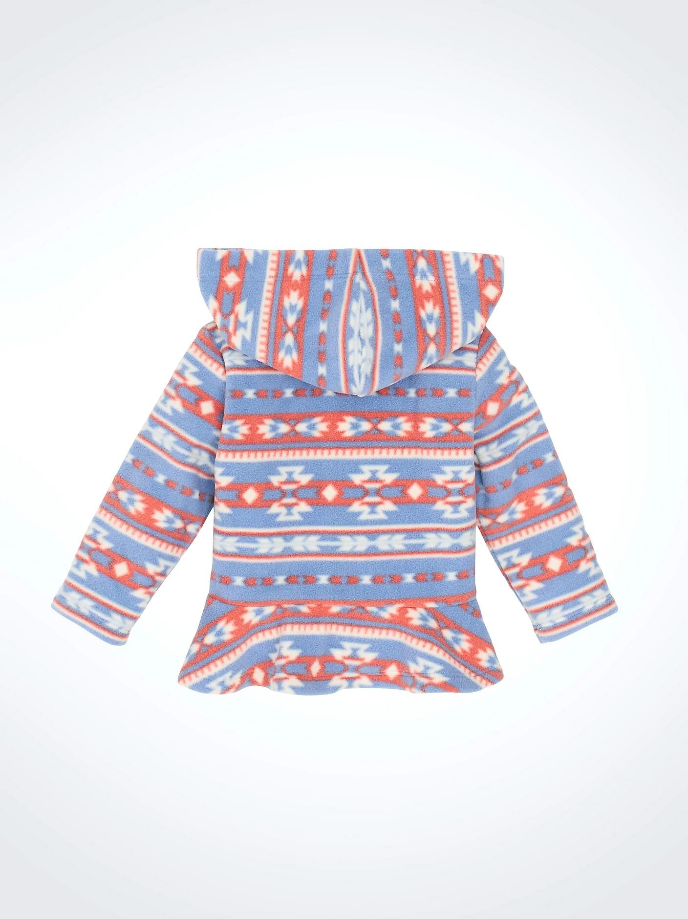 Wrangler Girl's Ruffle Hem Sherpa Zip Jacket