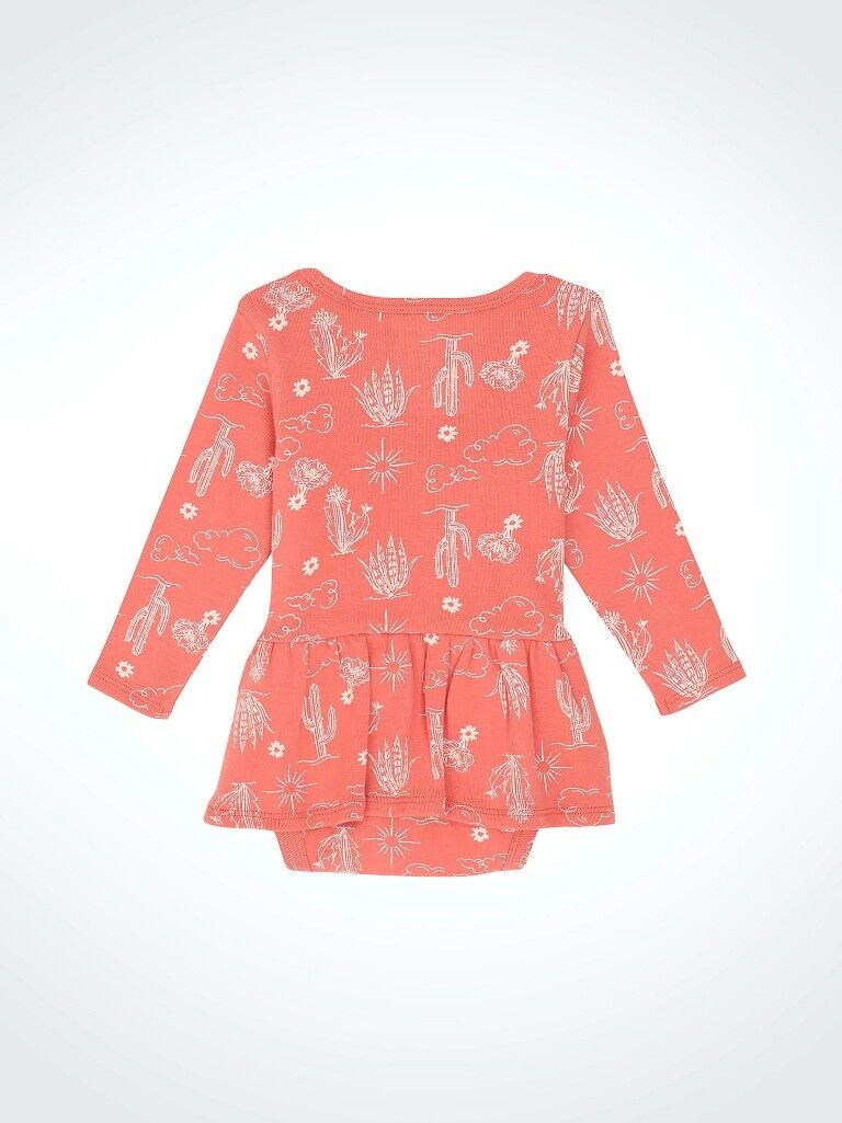 Wrangler Infant Girl's Desert Icons Skirted Bodysuit