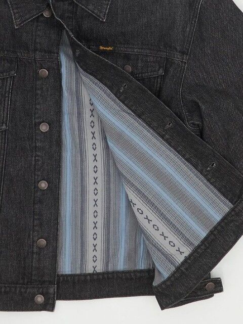 Wrangler Men's Flannel Lined Western Denim Jacket