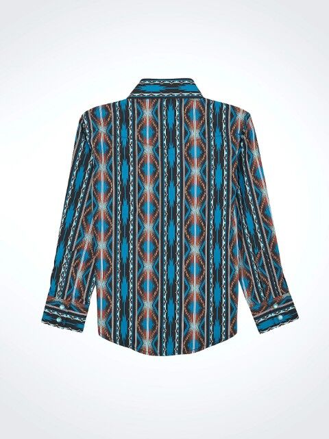Wrangler Boy's Checotah Long Sleeve Western Snap Shirt
