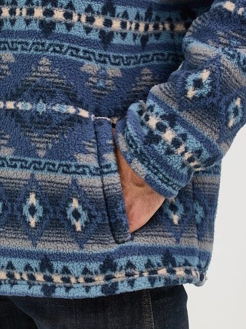 Wrangler Men's Heavyweight 1/4 Zip Sherpa Pullover