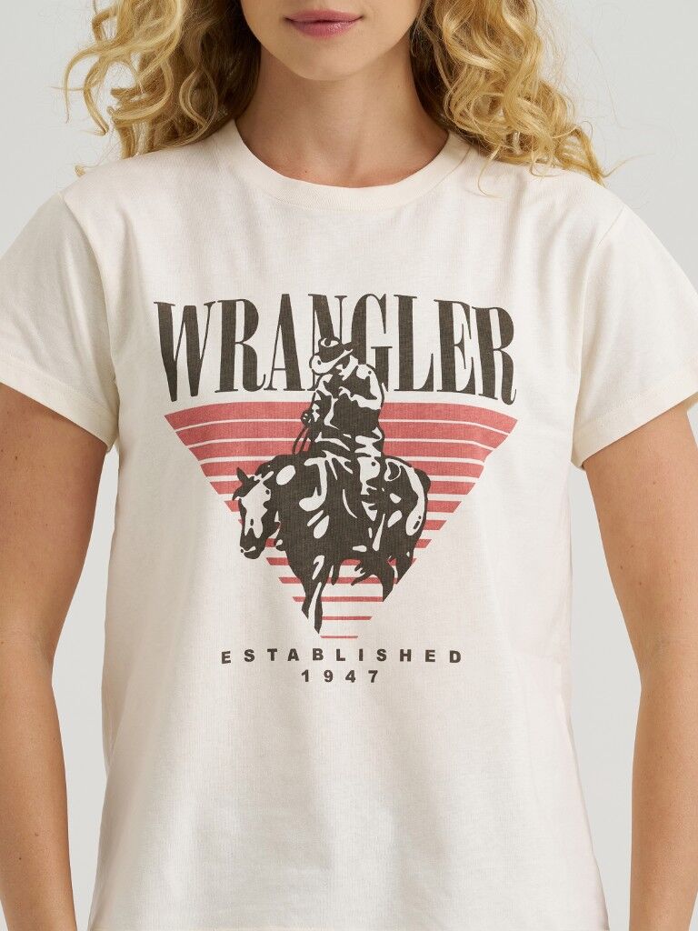 Wrangler Women's Graphic Retro Regular Fit T-Shirt