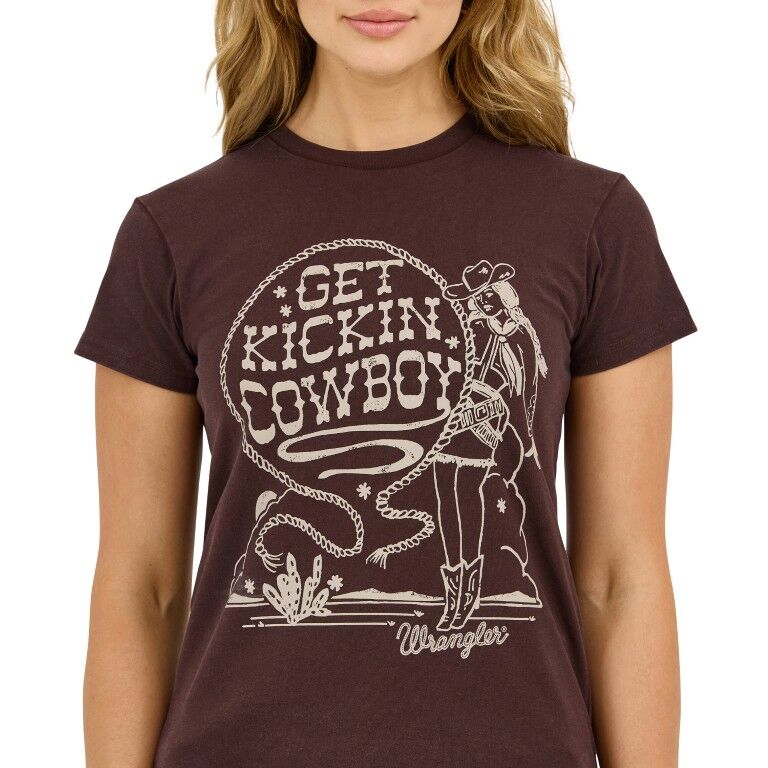 Wrangler Women's Graphic Retro Regular Fit T-Shirt