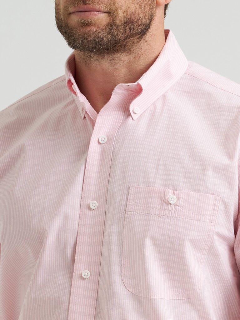 Wrangler Men's Bucking Cancer Button Down Shirt