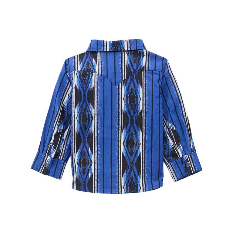 Wrangler Boy's Checotah Long Sleeve Western Snap Shirt