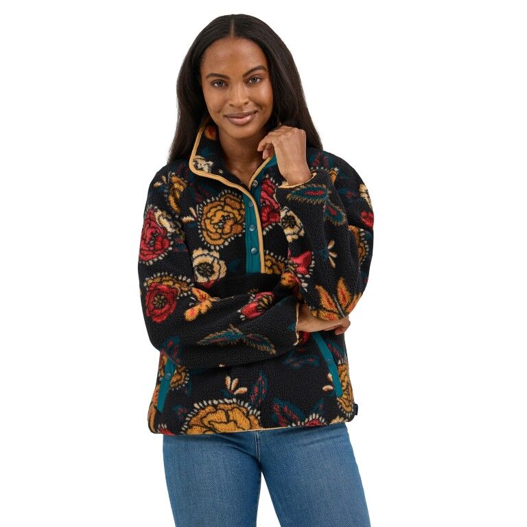 Wrangler Women's Retro Half Snap Sherpa Pullover