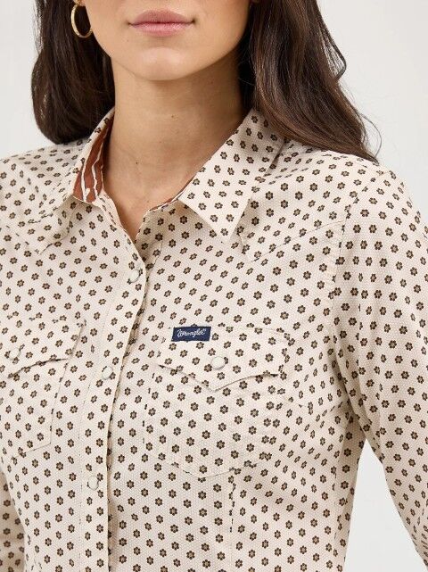 Wrangler Women's All Occasion Western Snap Shirt