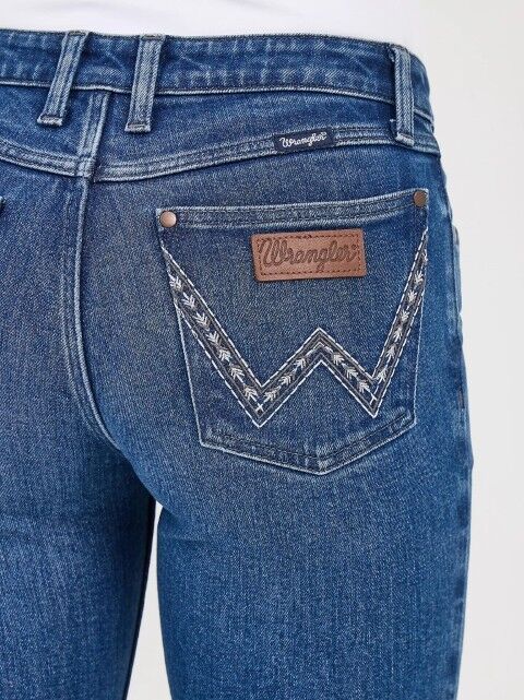 Wrangler Women's Retro Mae Wide Leg Trouser Jean