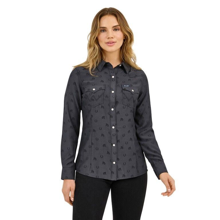 Wrangler Women's All Occasion Western Snap Shirt