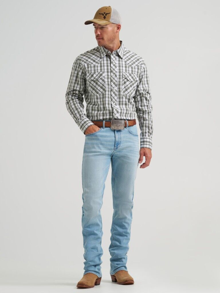 Wrangler Men's 20X Competition Advanced Comfort Classic Fit Long Sleeve Shirt