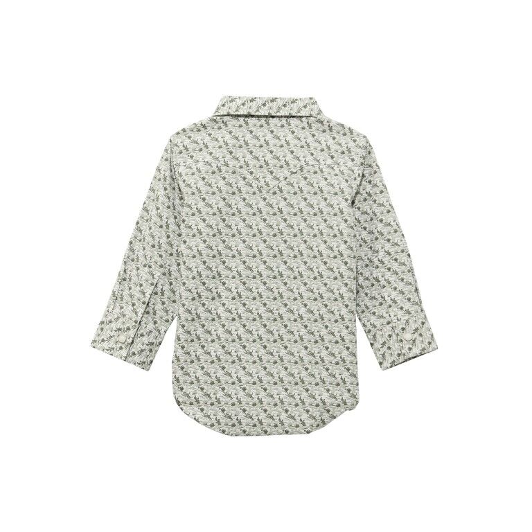 Wrangler Boy's Long Sleeve Print Western Snap Shirt