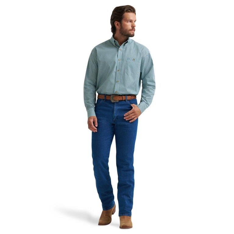 Wrangler Men's Relaxed Fit Classic Long Sleeve Shirt