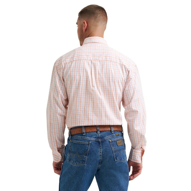 Wrangler Men's George Strait Collection One Pocket Long Sleeve Shirt