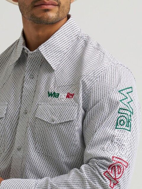 Wrangler Men's Long Sleeve Snap Shirt