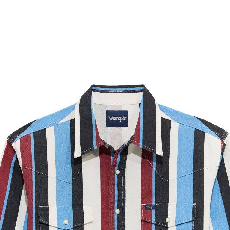 Wrangler Men's Vintage-Inspired Brushpopper Western Snap Shirt