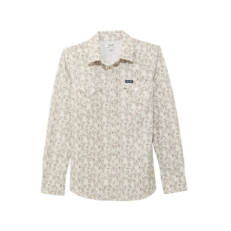 Wrangler Women's Retro Punchy Sleeveless Snap Shirt