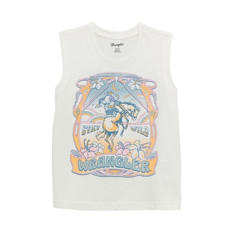 Wrangler Girl's Sleeveless T-Shirt