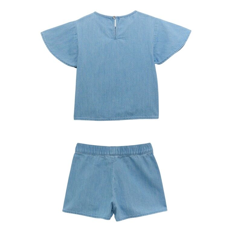 Wrangler Girl's Denim Short Set