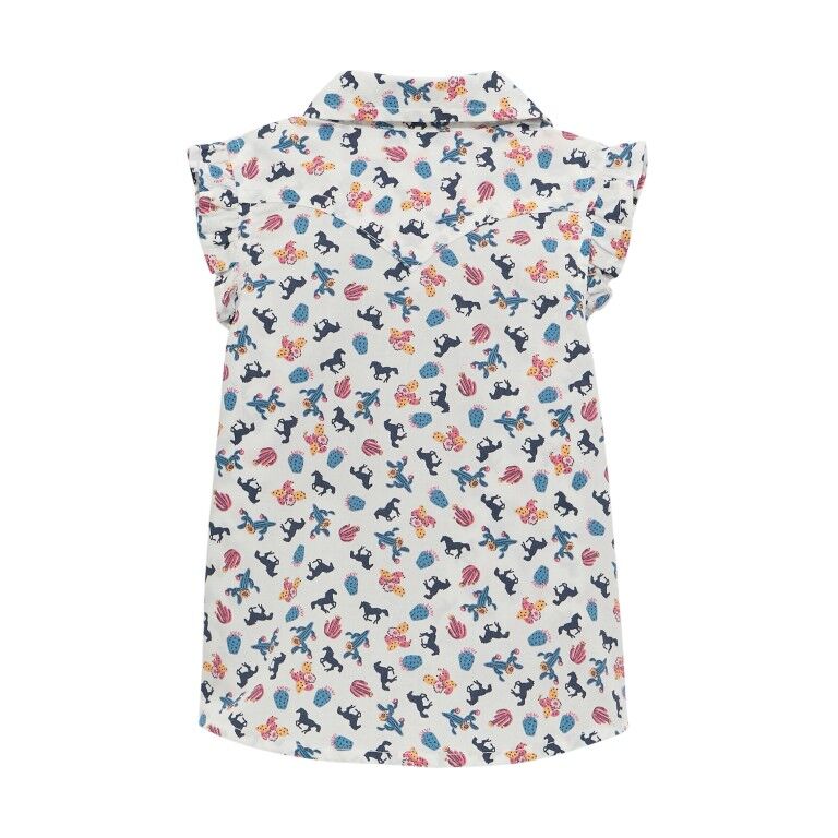 Wrangler Girl's Western Snap Shirt
