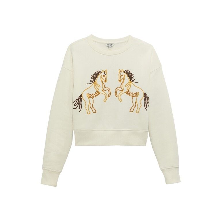 Wrangler Women's Retro Vintage Crew Sweatshirt