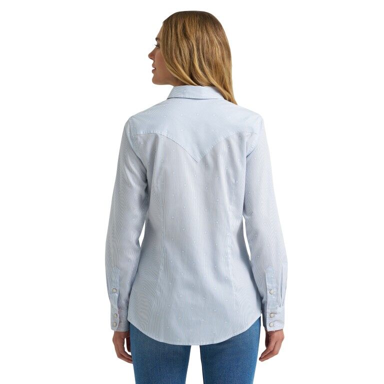 Wrangler Women's Retro Western Dress Snap Shirt