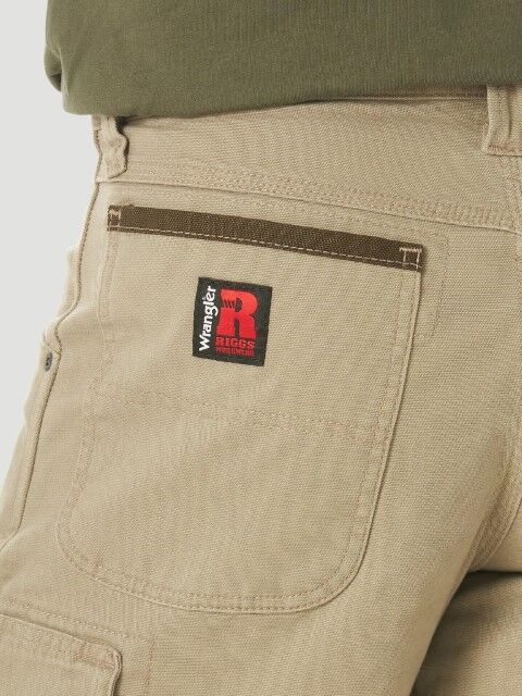 Wrangler Men's Riggs Workwear Stretch Ranger Cargo Short in Dark Khaki