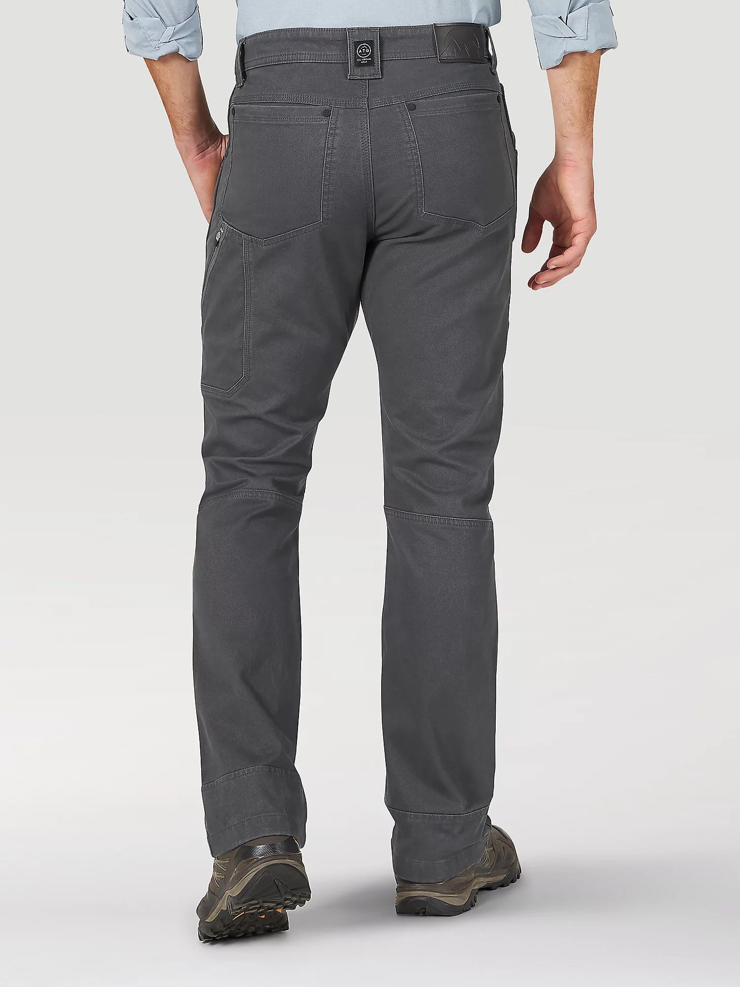 Wrangler Men's ATG Reinforced Utility Pant in Grey