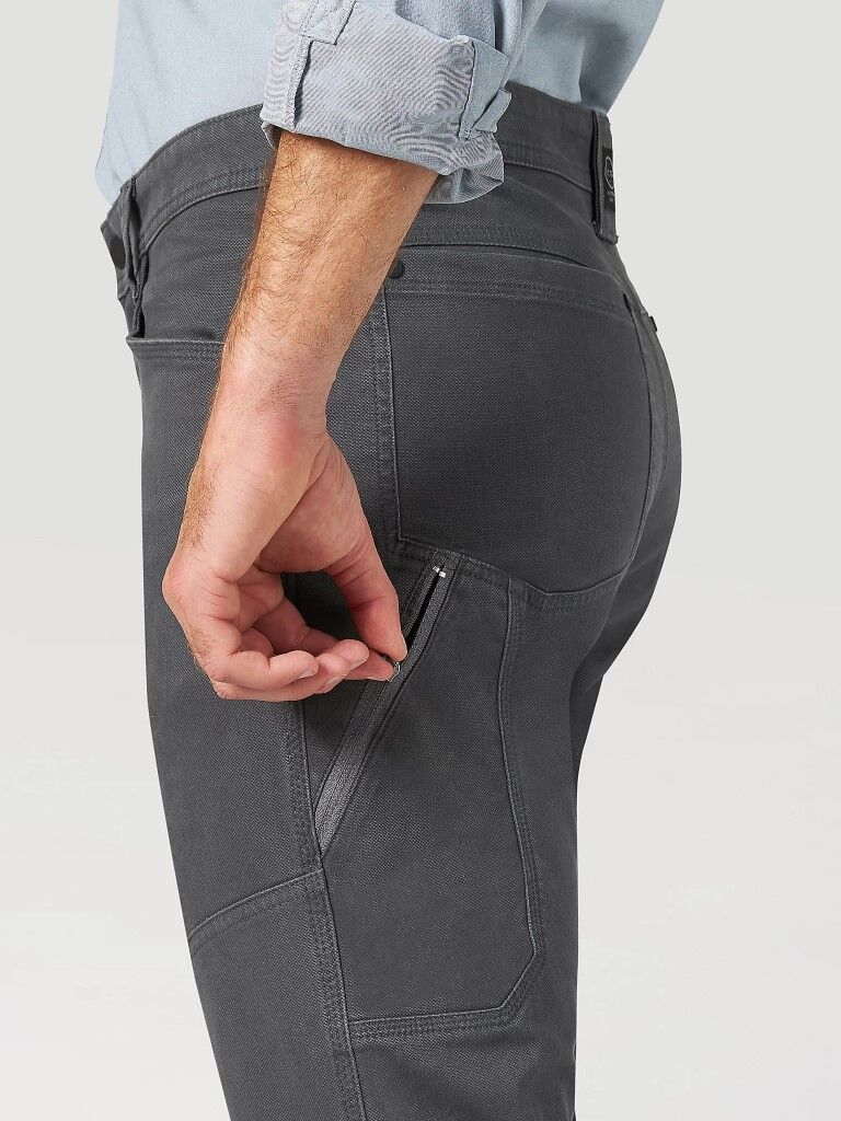 Wrangler Men's ATG Reinforced Utility Pant in Grey