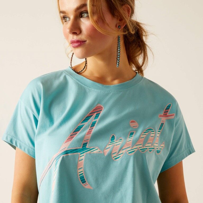 Ariat Women's Mills Short Sleeve T-Shirt in Marine Blue