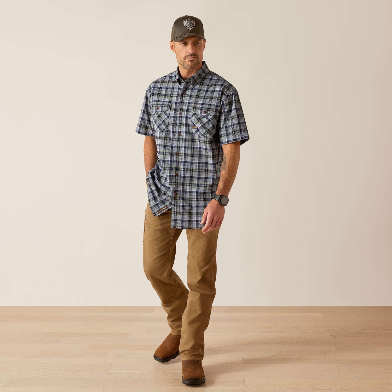 Ariat Men's Rebar Made Tough DuraStretch Work Shirt