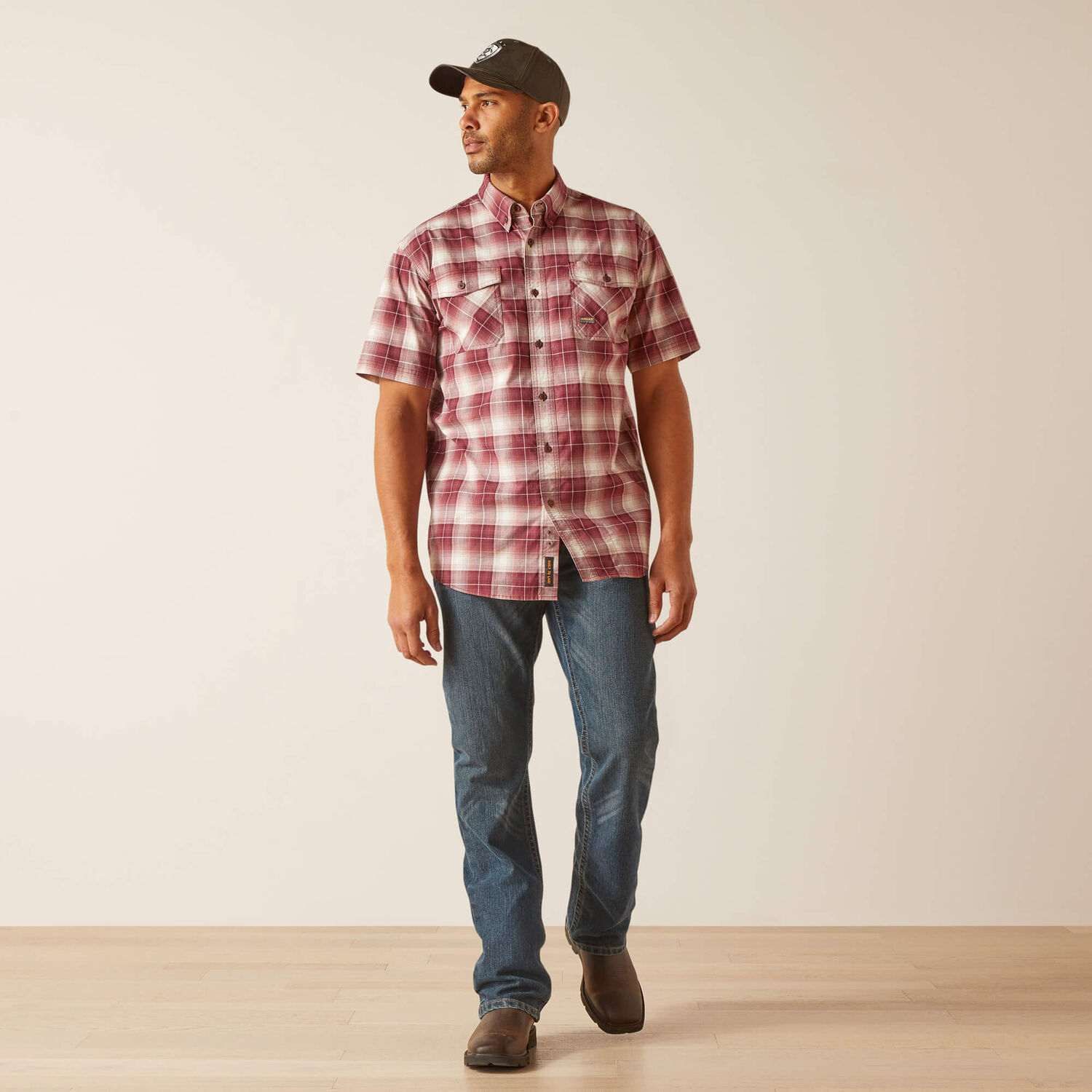 Ariat Men's Rebar Made Tough DuraStretch Work Shirt