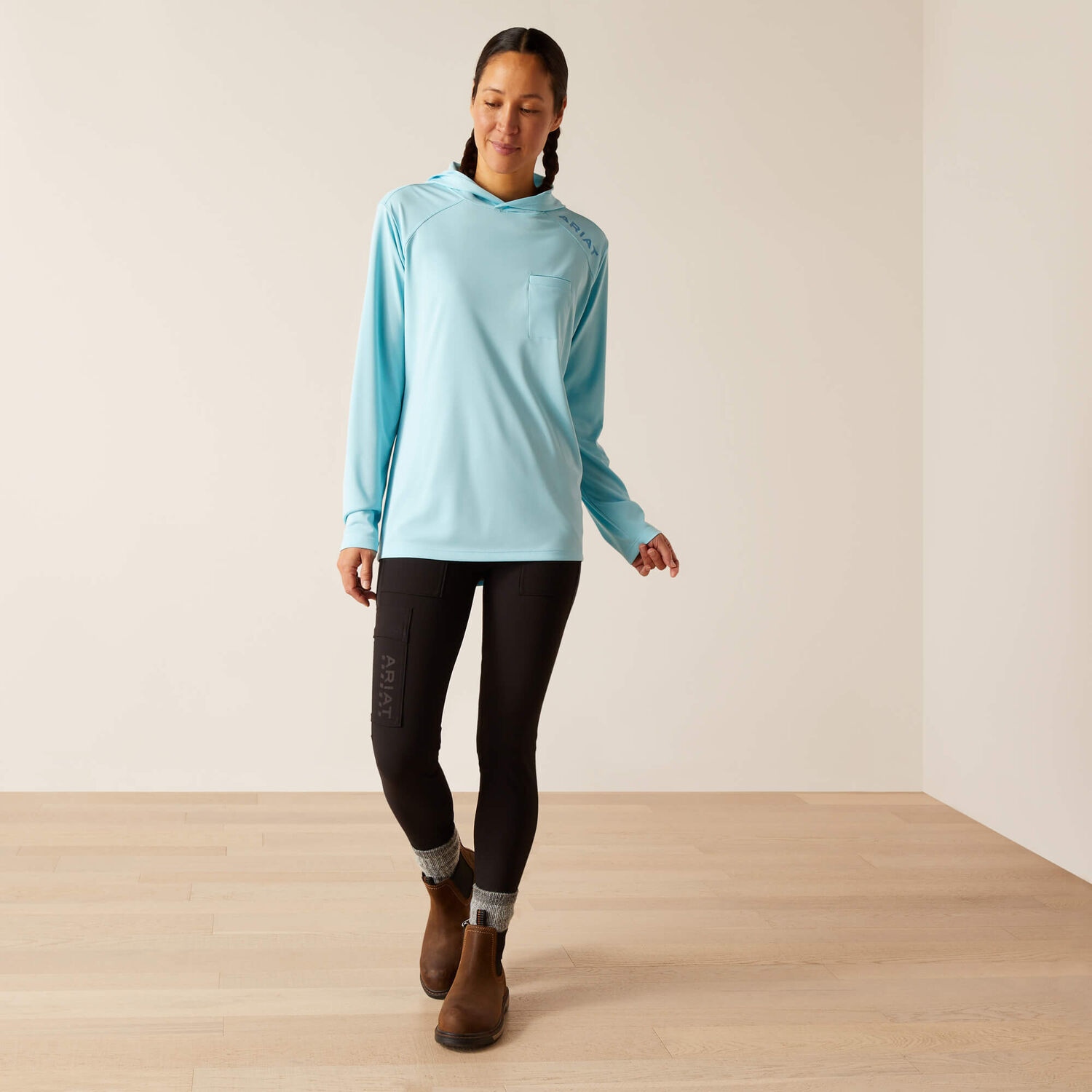 Ariat Women's Rebar Sunblocker Hooded T-Shirt