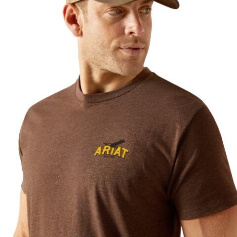 Ariat Men's Ariat Bison Sketch Shield T-Shirt
