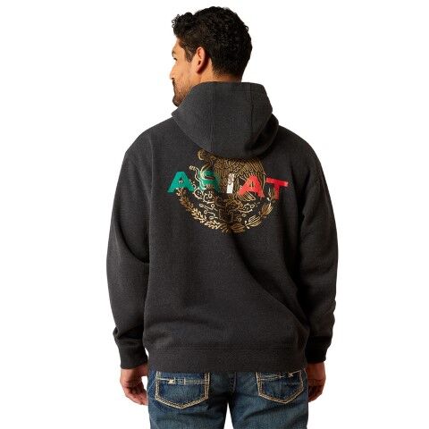 Ariat Men's Mexico Flag Lockup Hoodie