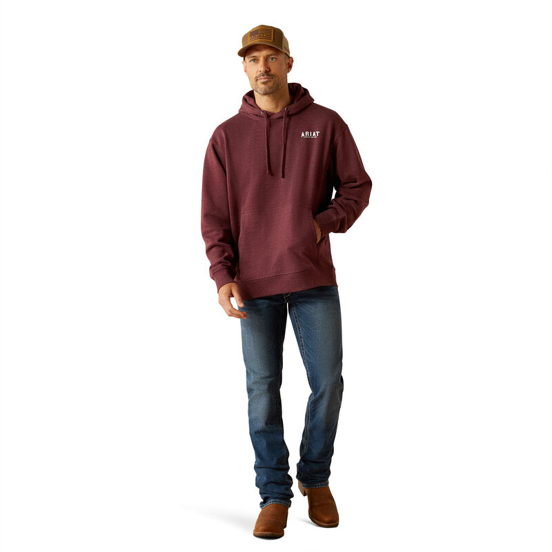 Ariat Men's Western Vertical Flag Hoodie