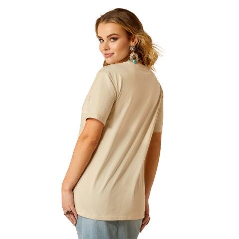 Ariat Women's Ariat Desert Bronc T-Shirt in Natural