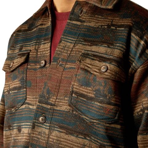 Ariat Men's Caldwell Printed Shirt Jacket