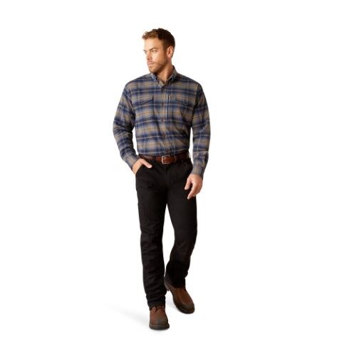 Ariat Men's Rebar Flannel DuraStretch Work Shirt